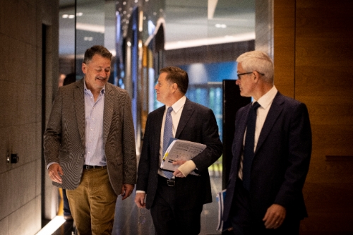 2022 Full Year Results ANZ GGM Communications and Public Affairs, Tony Warren with Group Executive Institutional, Mark Whelan and Chief Risk Officer, Kevin Corbally